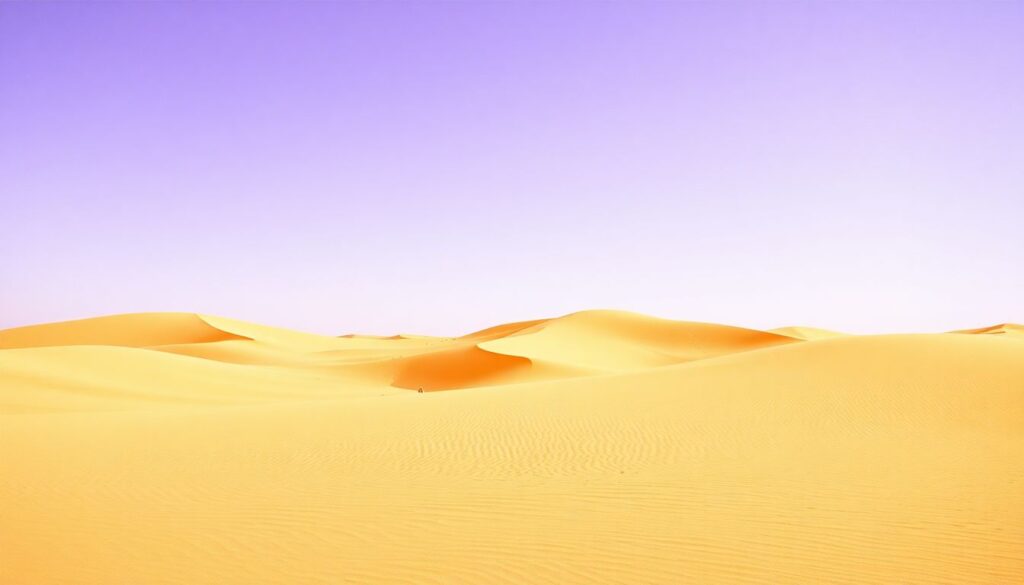 Путешествие по Тунису: пустыня - иллюстрация