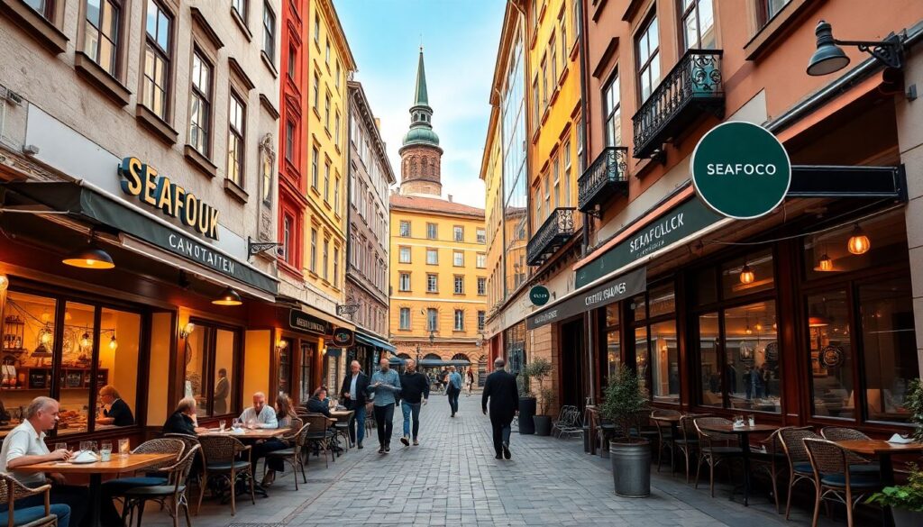 Где поесть в Стокгольме: рыбные блюда и кофе - иллюстрация