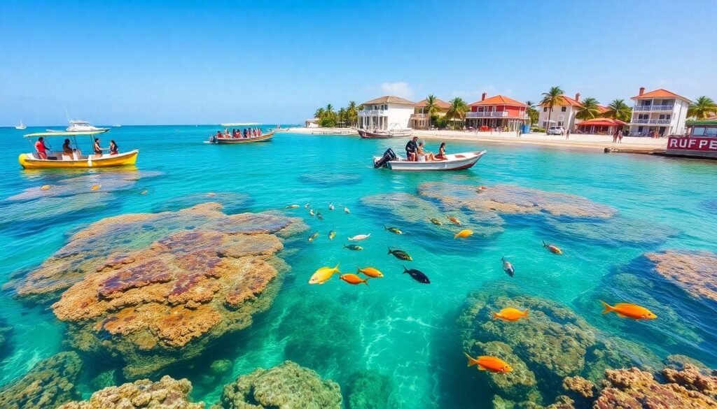 Путешествия по Белизу: рифы - иллюстрация