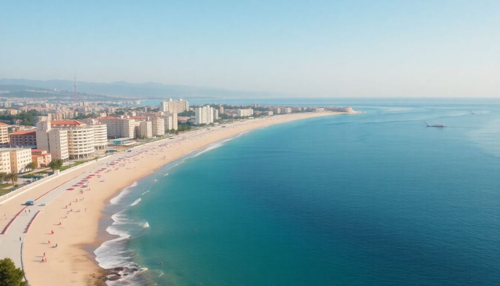 морские курорты и история - иллюстрация