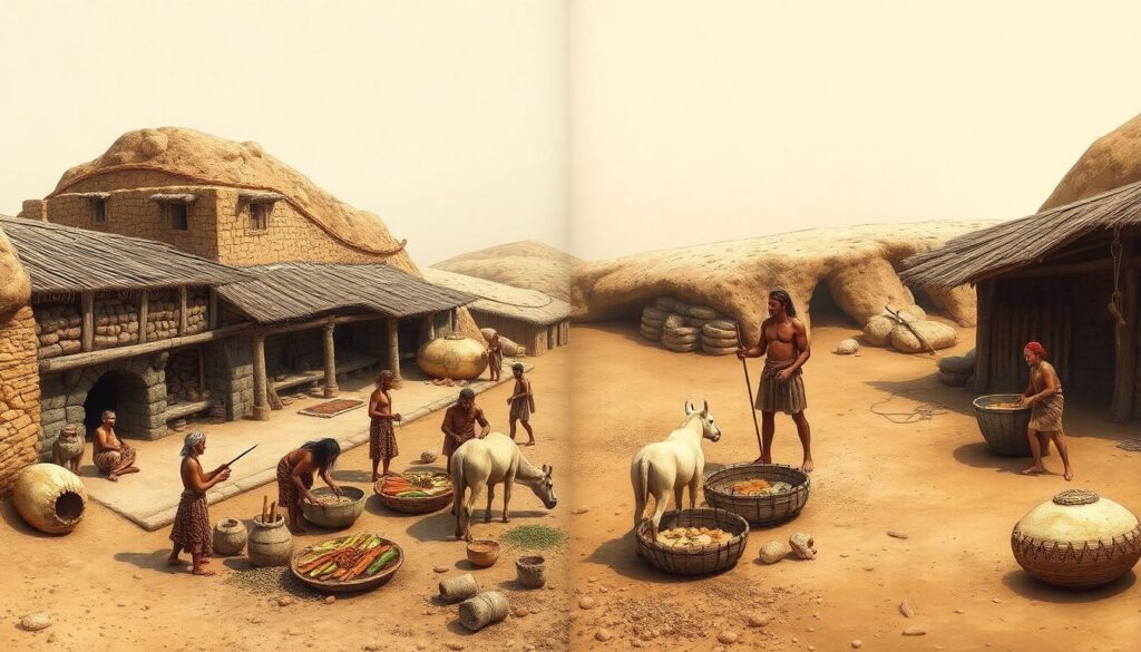 археология и кухня - иллюстрация