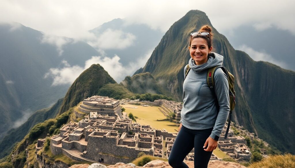 Истории путешествий по Перу: Мачу-Пикчу - иллюстрация