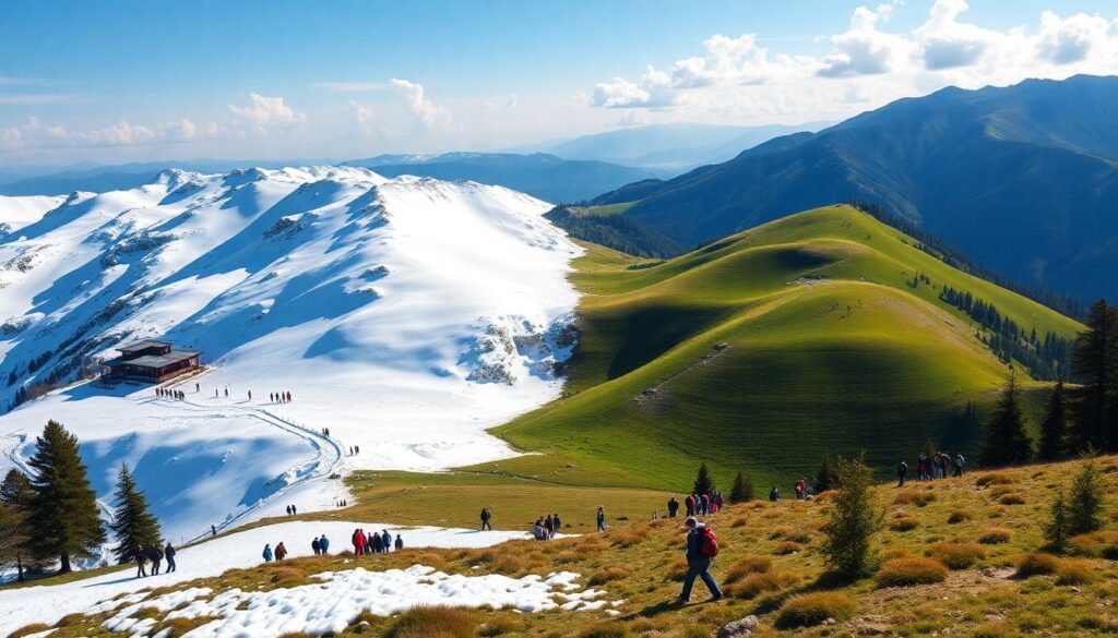 Путешествия по Республике Казахстан: Алматы - иллюстрация