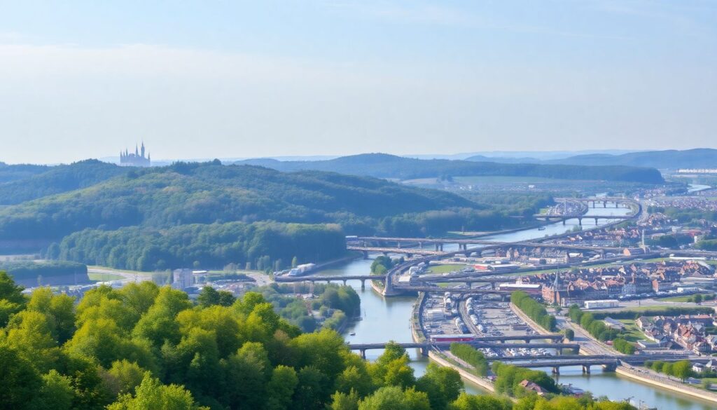 Арденны и фламандские каналы - иллюстрация