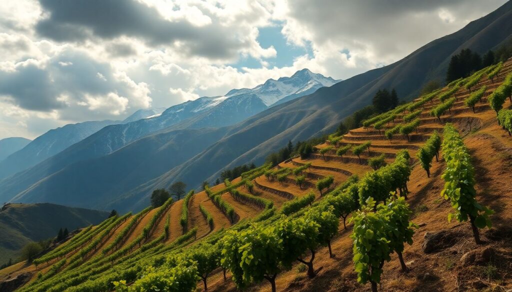 Казбеги и вино - иллюстрация