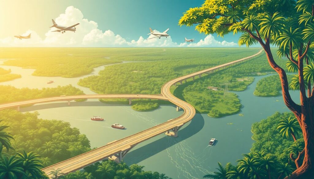 Истории маршрутов по Бразилии: Амазония - иллюстрация