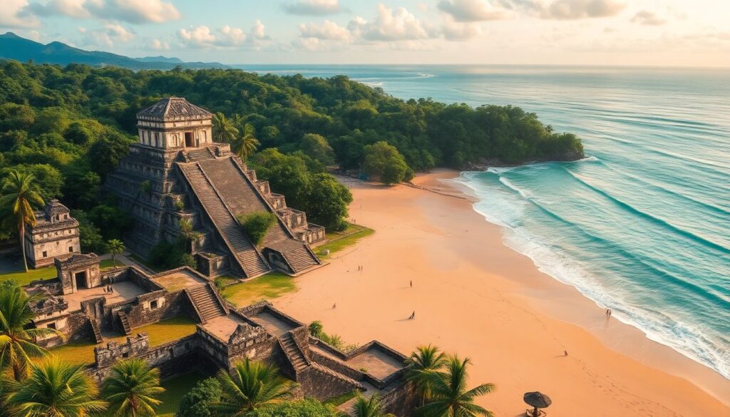 Маршруты по Гондурасу: пляжи и древние города Майя - иллюстрация