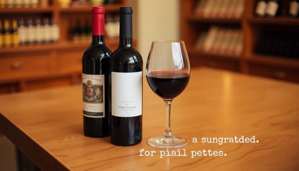 рынки и вина - иллюстрация