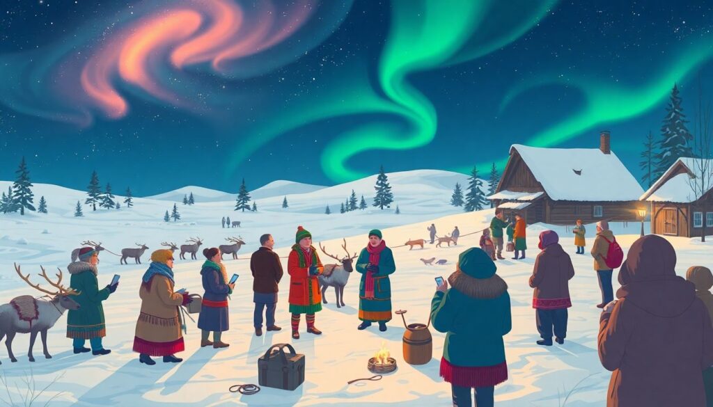 Путешествия по Финляндии: саамы - иллюстрация