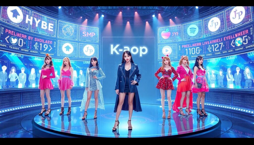 рынки и K-поп - иллюстрация