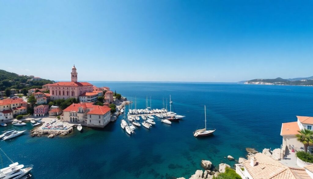 Пляжные маршруты по Хорватии: Далмация и острова - иллюстрация