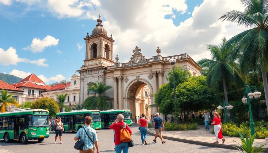 Путешествия по Гватемале: Антигуа - иллюстрация