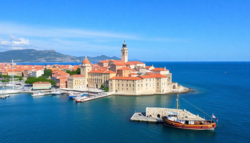 Пляжные маршруты по Хорватии: Далмация и острова - иллюстрация