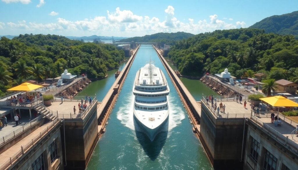 Путешествия по Панаме: каналы - иллюстрация