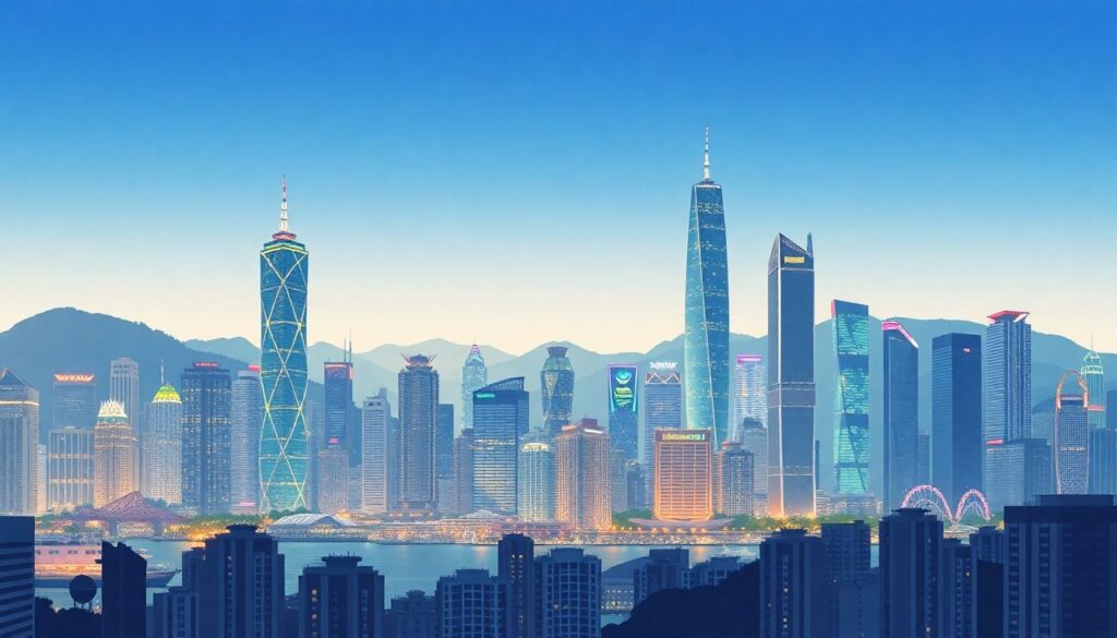 Истории путешествий по Гонконгу: рынок - иллюстрация