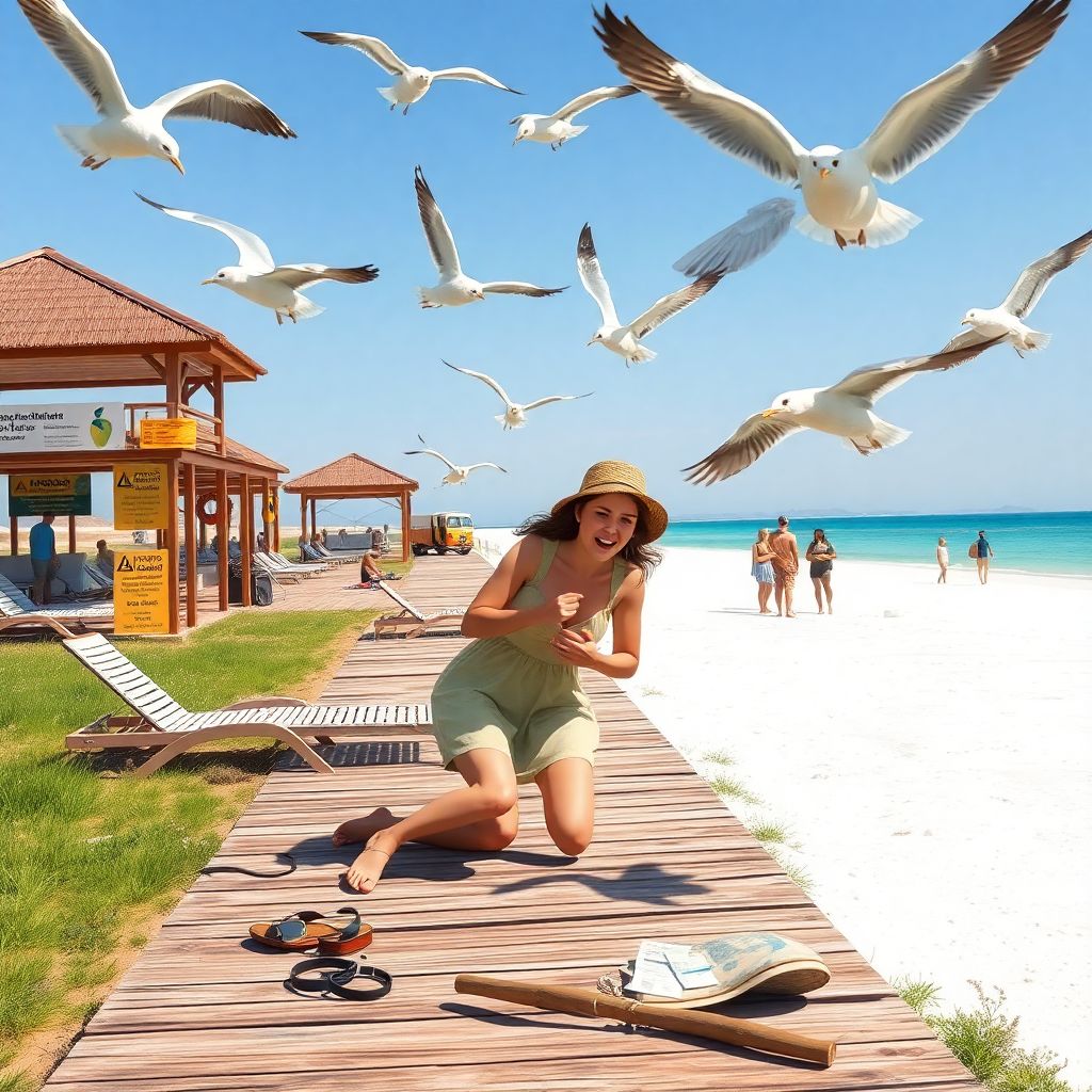 Нападение чаек в Соль-Илецке: суд решит, отвечает ли курорт за травму туристки