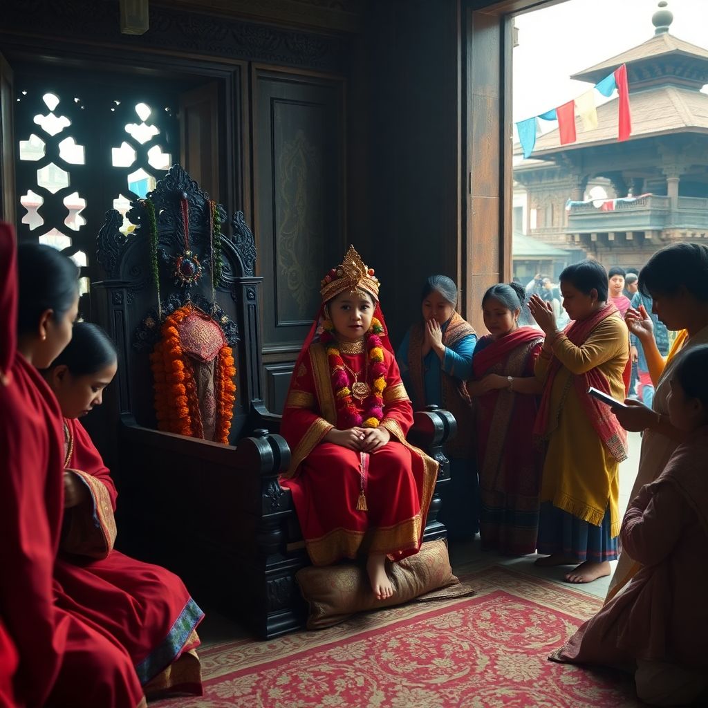 Непал, девочка-богиня Кумари: как живут живые богини глазами россиянки