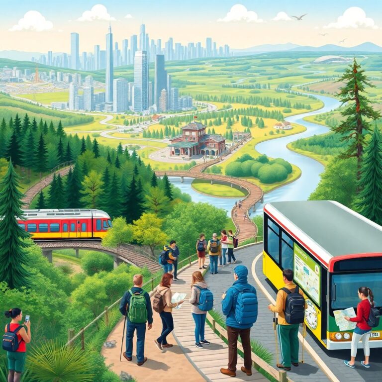 Национальные парки и заповедники рядом с городом без авто: поездки на поезде и автобусе