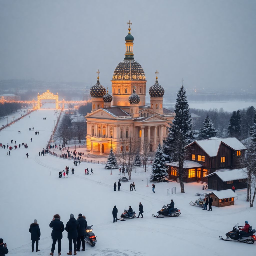 Зимняя Россия для новогодних путешествий: туры по стране и идеи на 2025 год