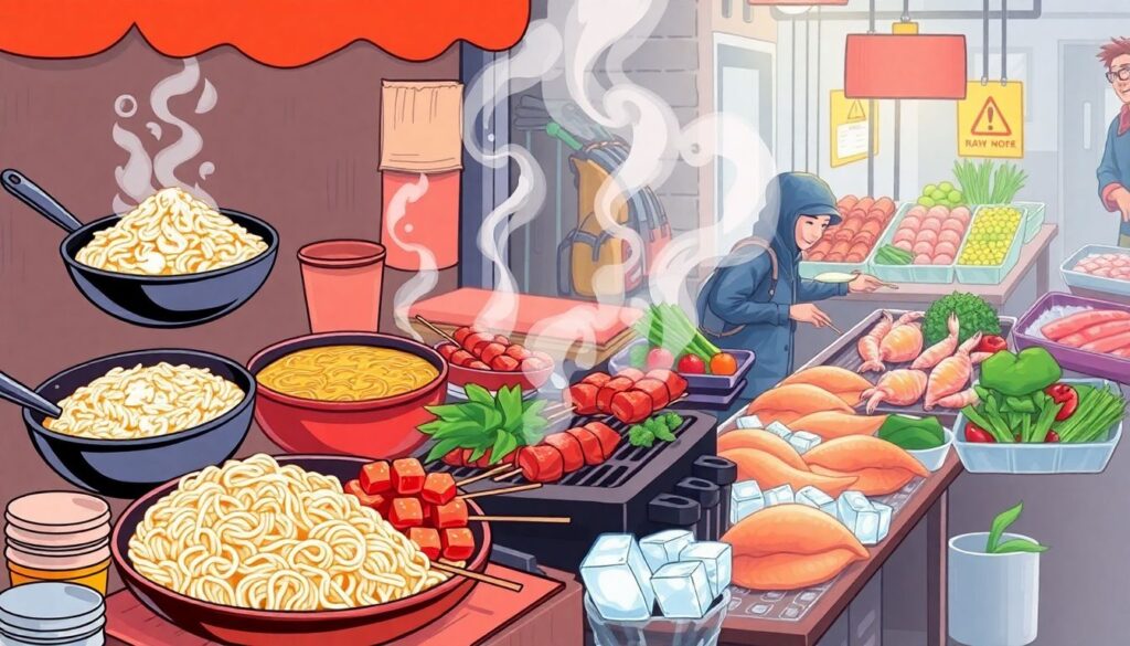 Гастрономический гид по уличной еде Азии: что попробовать и как не отравиться - иллюстрация