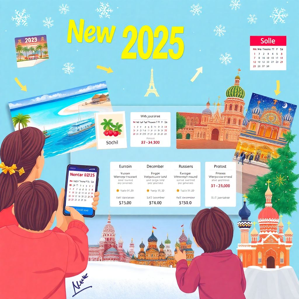 Новогодние туры 2025: как раннее бронирование помогает сэкономить