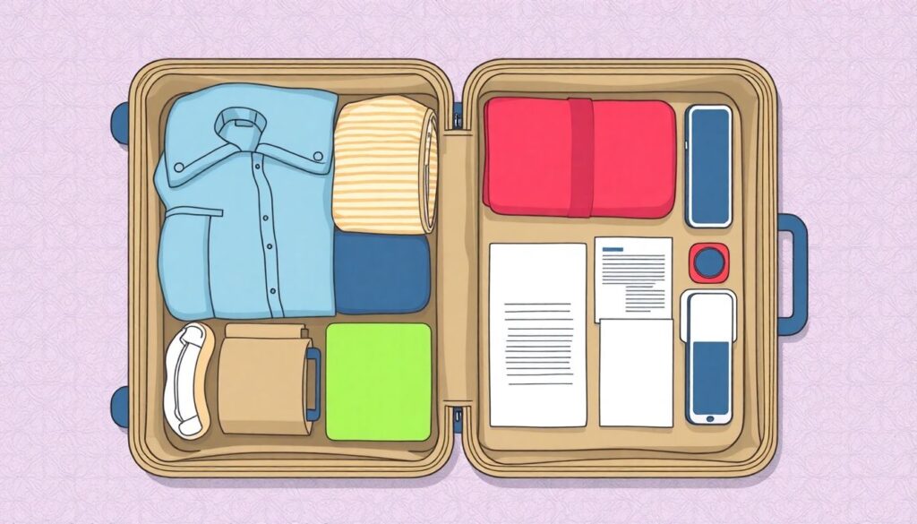 Как уложиться в ручную кладь на неделю: подробный разбор чемодана - иллюстрация