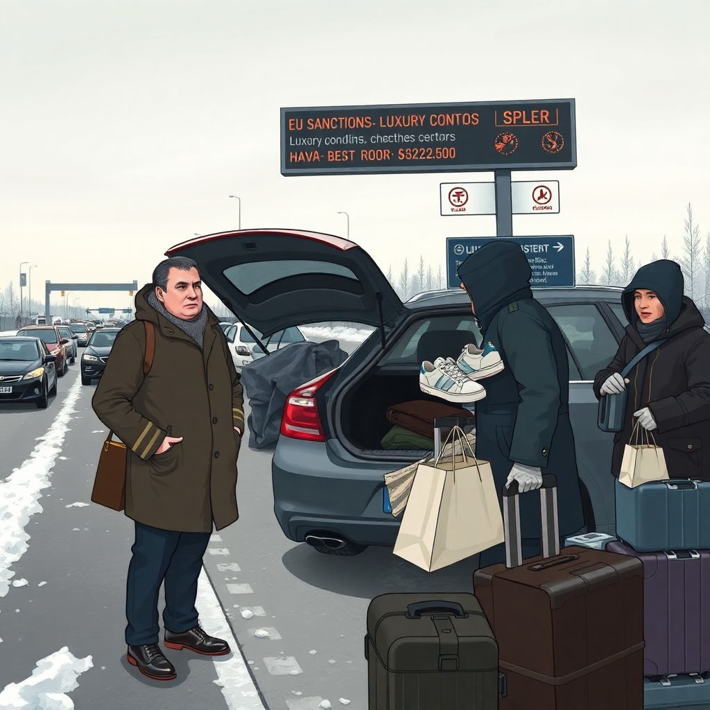 Санкции ЕС: как брендовые кроссовки развернули россиянина на границе Эстонии