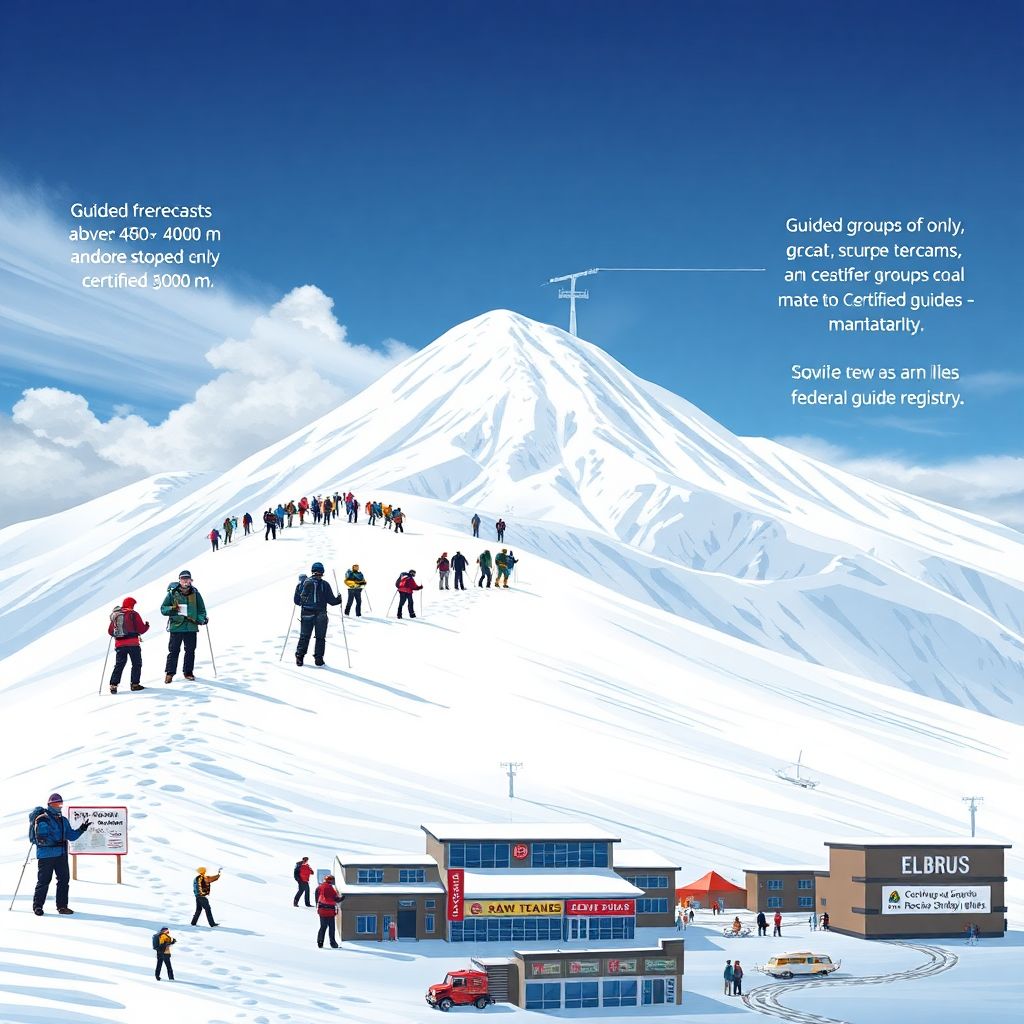 Восхождение на Эльбрус только в группах: новые правила и роль аттестованных гидов