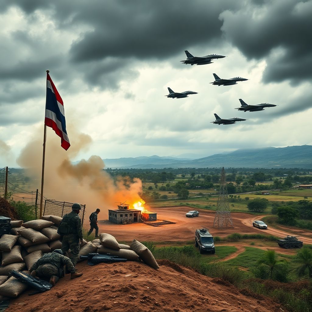 Эскалация конфликта Камбоджа Таиланд: удар по тайской базе Анупонг