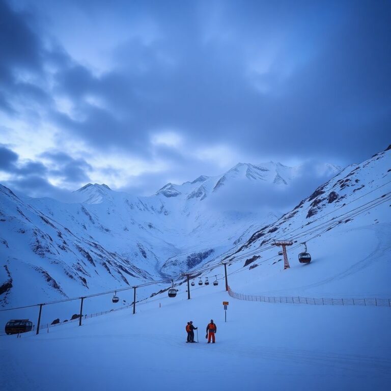 Горнолыжный курорт Эльбрус: временное закрытие из‑за лавинной опасности