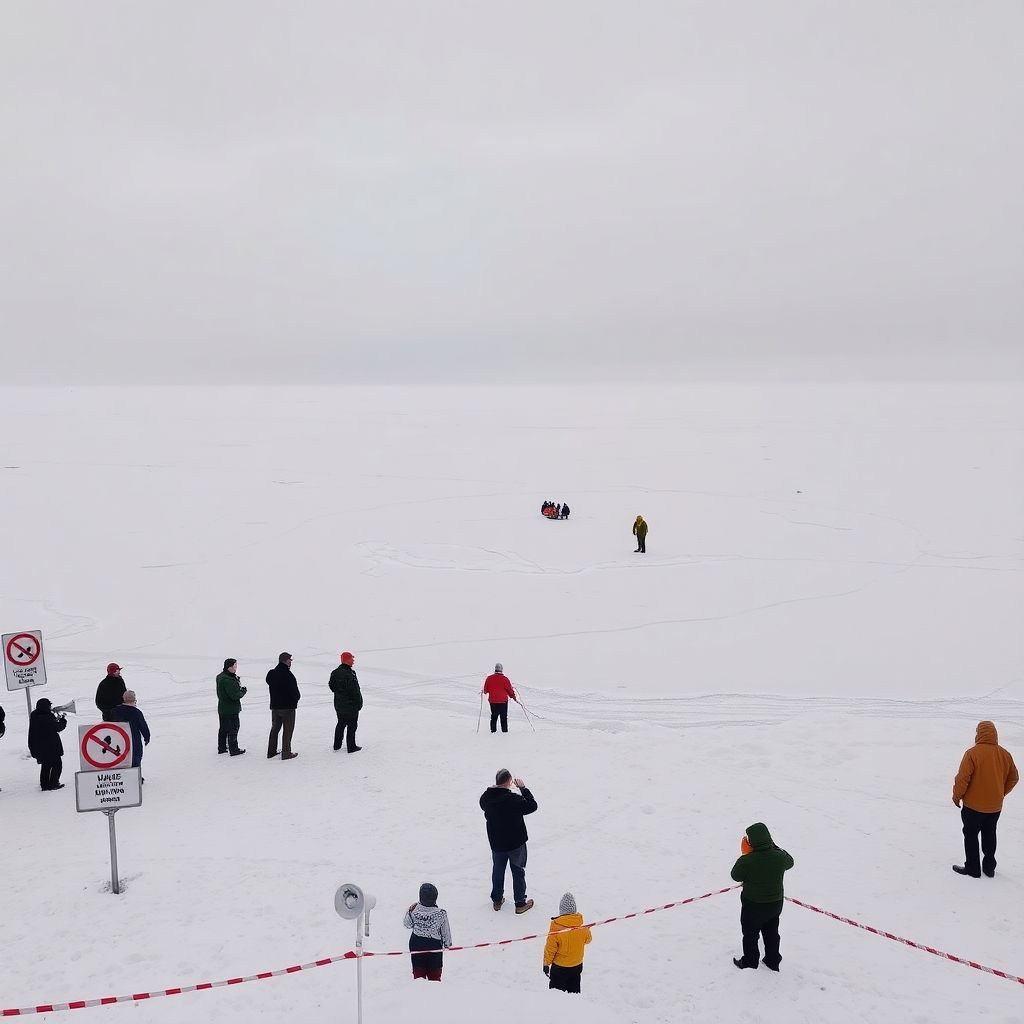 Замерзшая Балтика в Пионерском зимой: опасный лед и безопасный зимний туризм