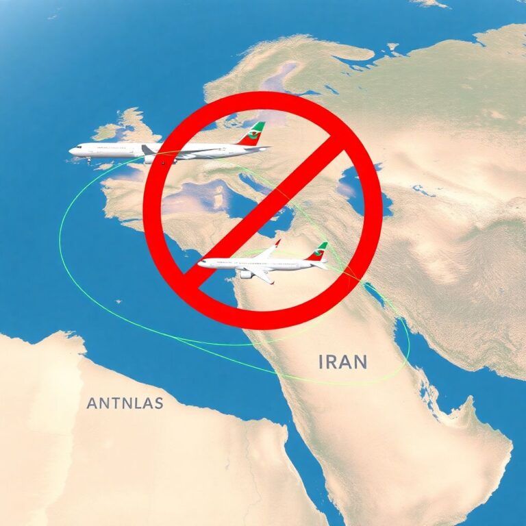 Запрет полетов над Ираном: последние новости и последствия для авиапассажиров