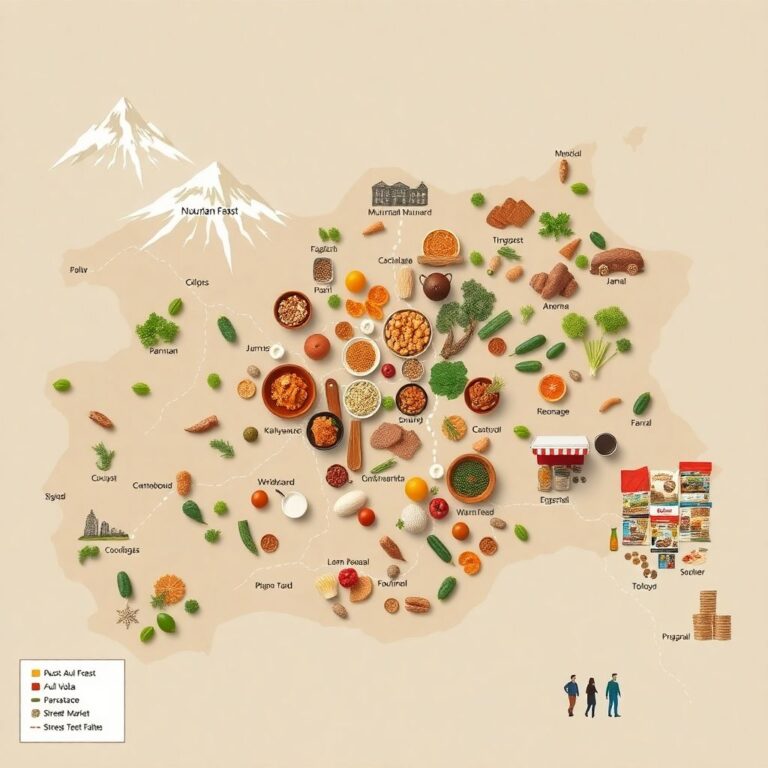 Кулинарная карта Кавказа: чем угощают в ауле, селе и городе