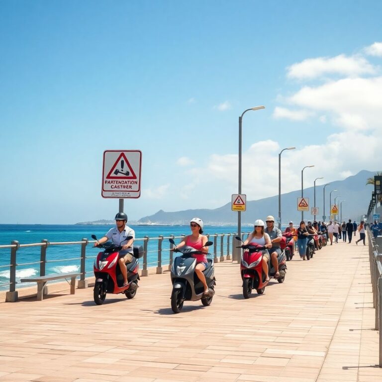 Штрафы за электросамокаты на Тенерифе в 2024: правила для туристов