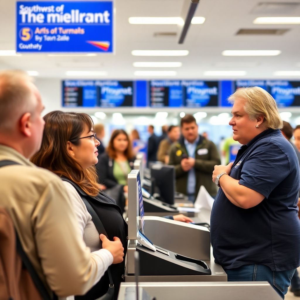 Пассажирка с лишним весом и два места в самолете: спор с southwest airlines